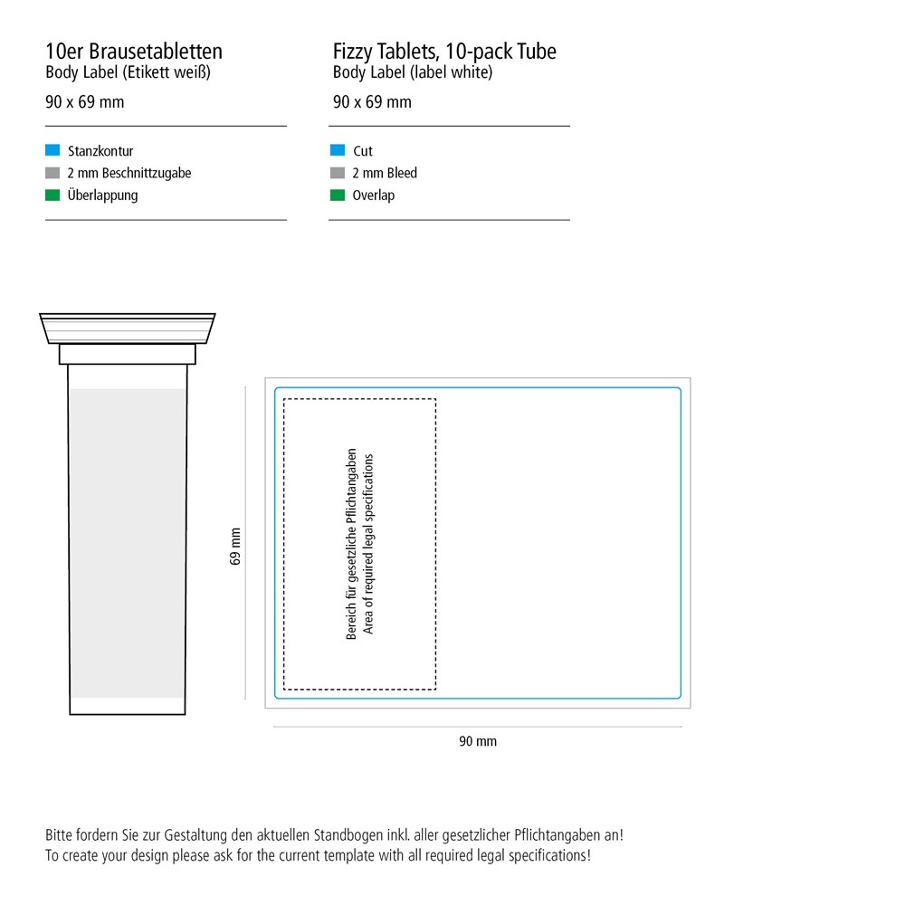 Buisje met 10 bruistabletten - Elektrolyten