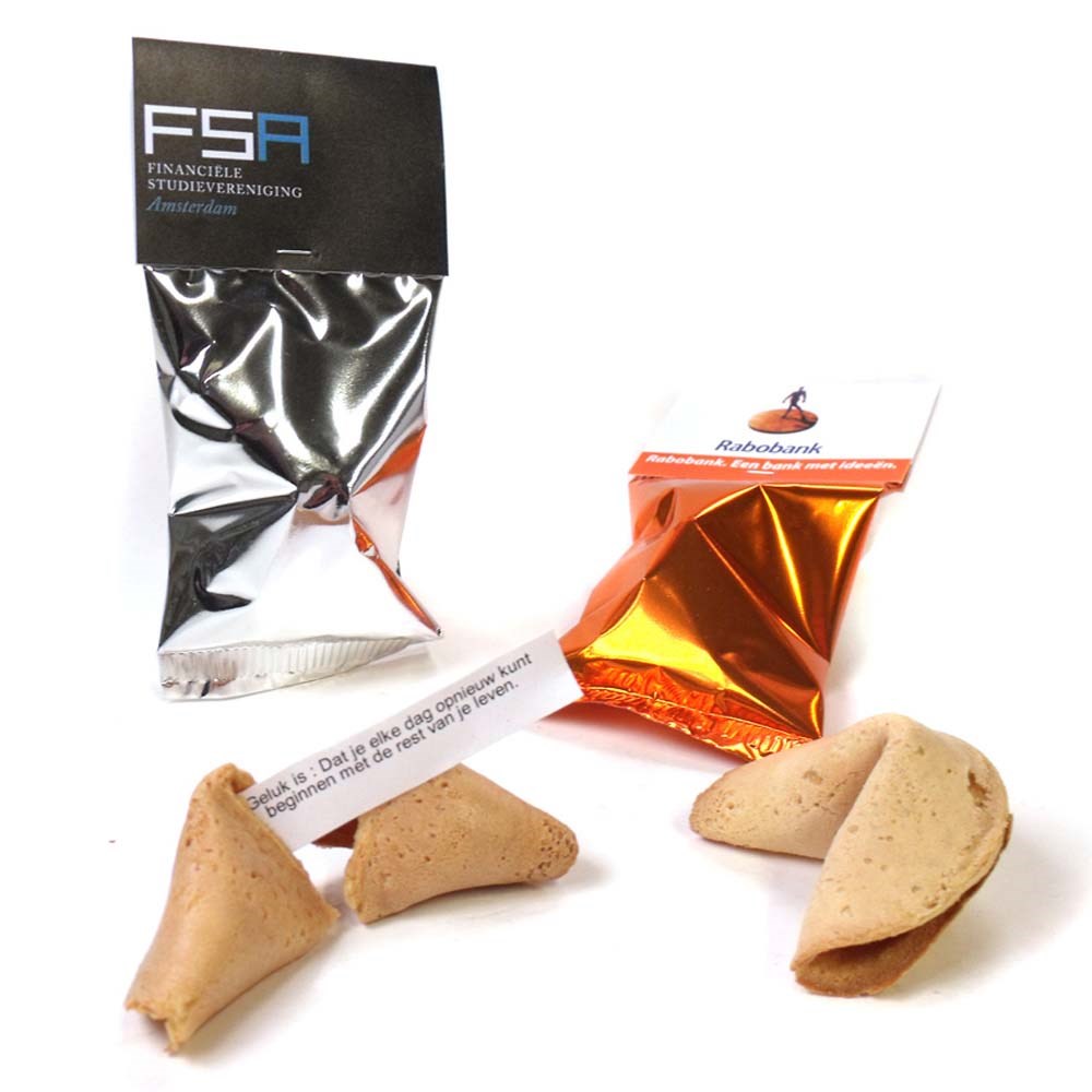fortune cookie, gelukskoekje Per 100 stuks