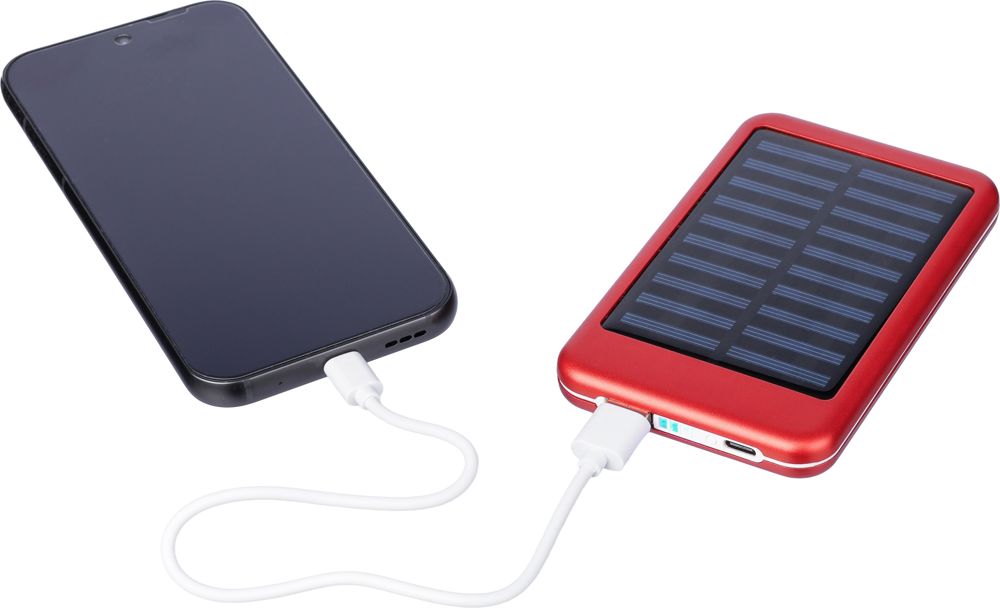 Aluminium zonne-energie powerbank Tycho