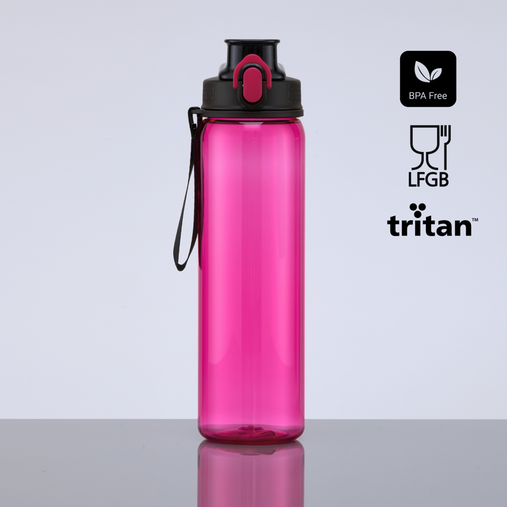 Neon tritan™ waterfles, 750 ml - Roze