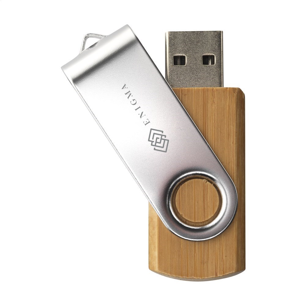 USB Twist Bamboo from stock 16 GB