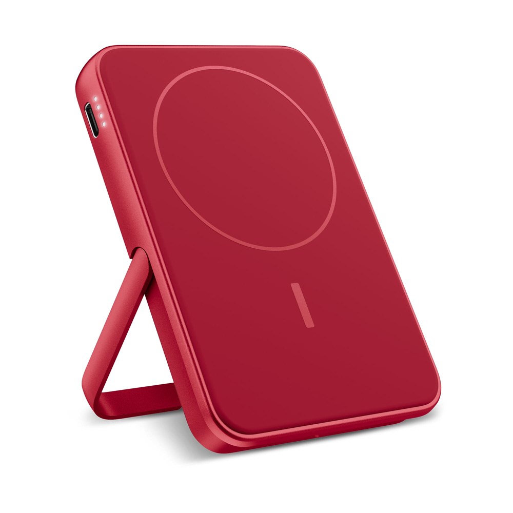 2PBM5000| Fresh 'n Rebel Geschikt voor MagSafe Draadloze Powerbank 5000mAh - rood
