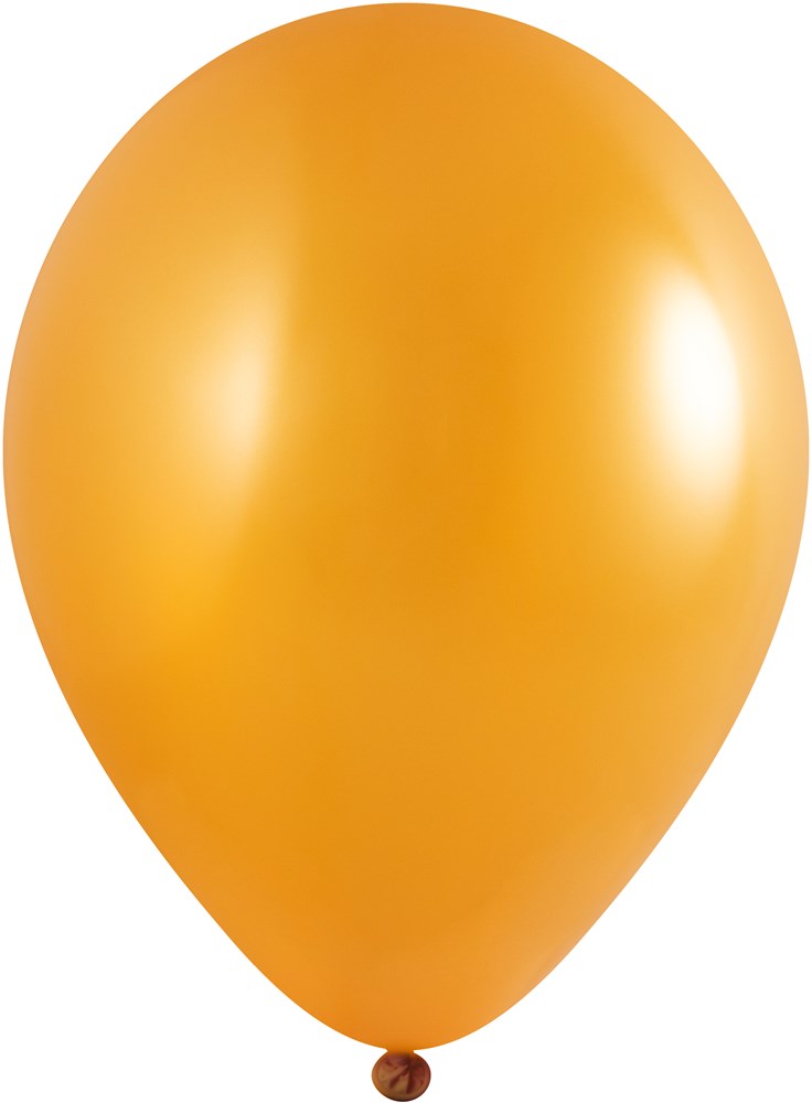 Ballonnen bedrukt 85/95 cm - Ø 33 cm - 11 inch - Goud Metallic (2415) (± PMS 871)
