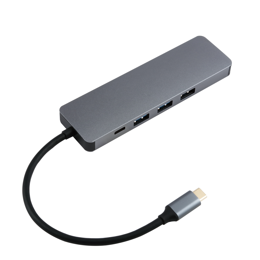 Type-C HUB CM-5120 Grijs