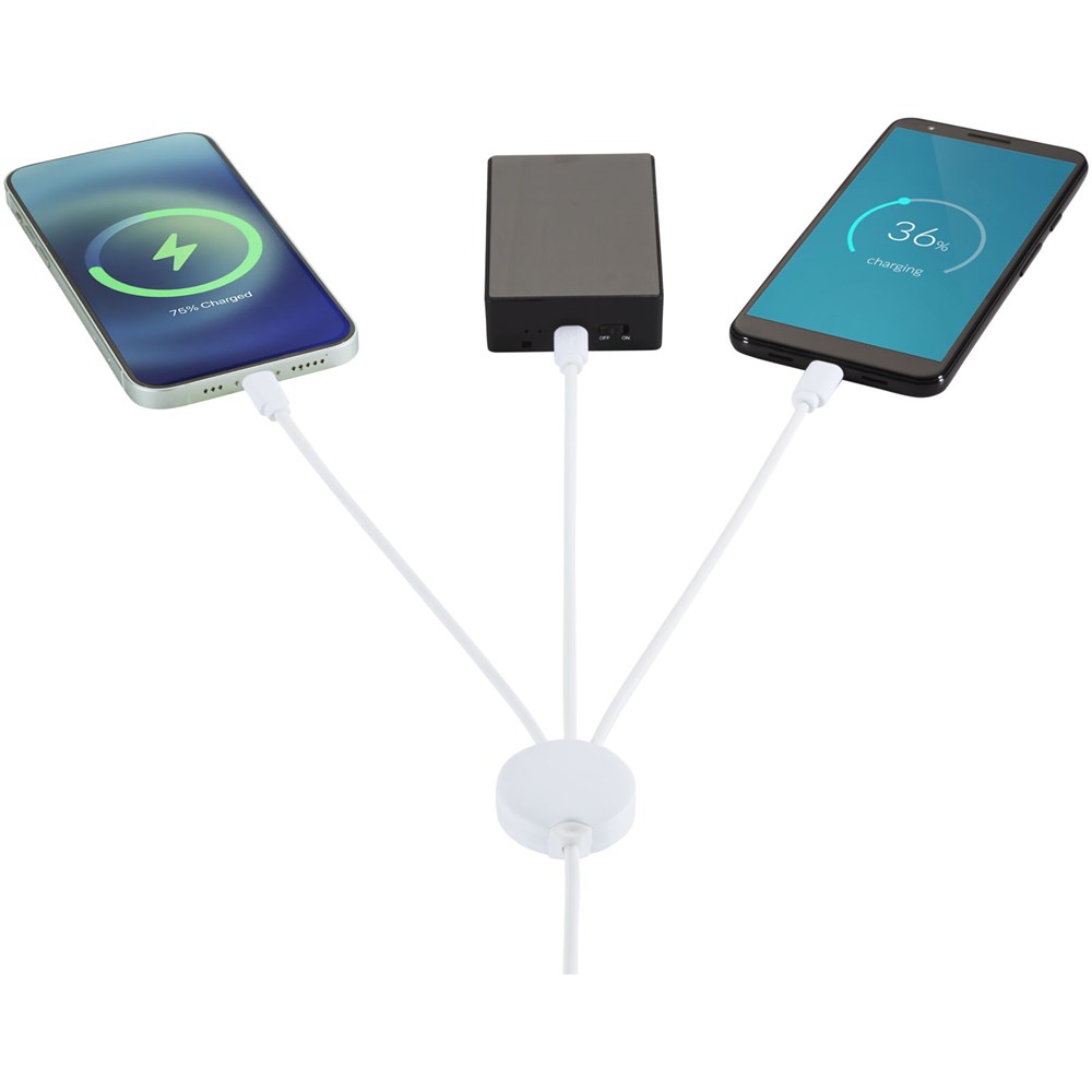 Pure 5-in-1 oplaadkabel met antibacterieel additief