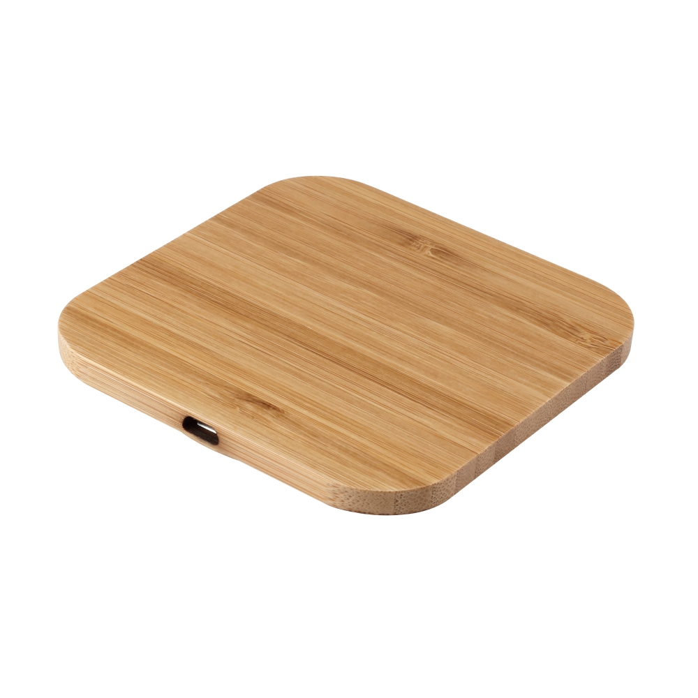 Wireless Charger Centaurus 10W output Licht bamboo