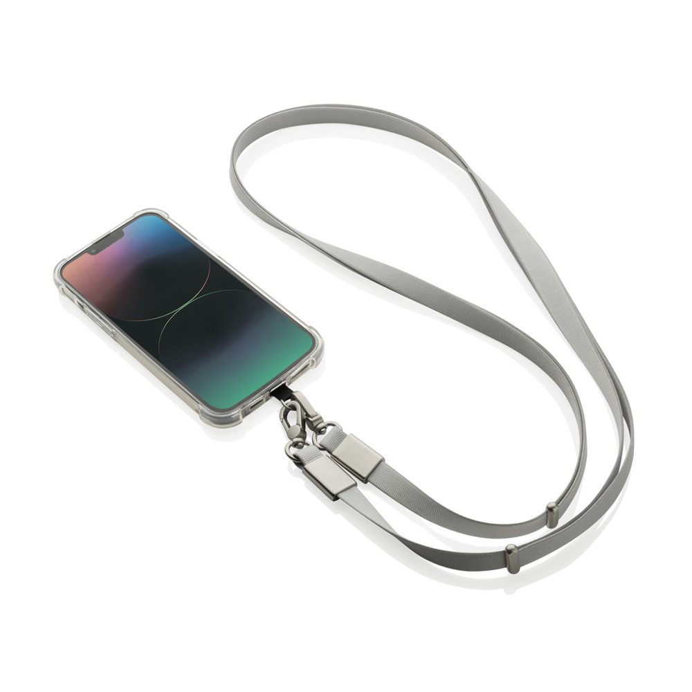 Nivo RCS recycled PET Crossbody lanyard
