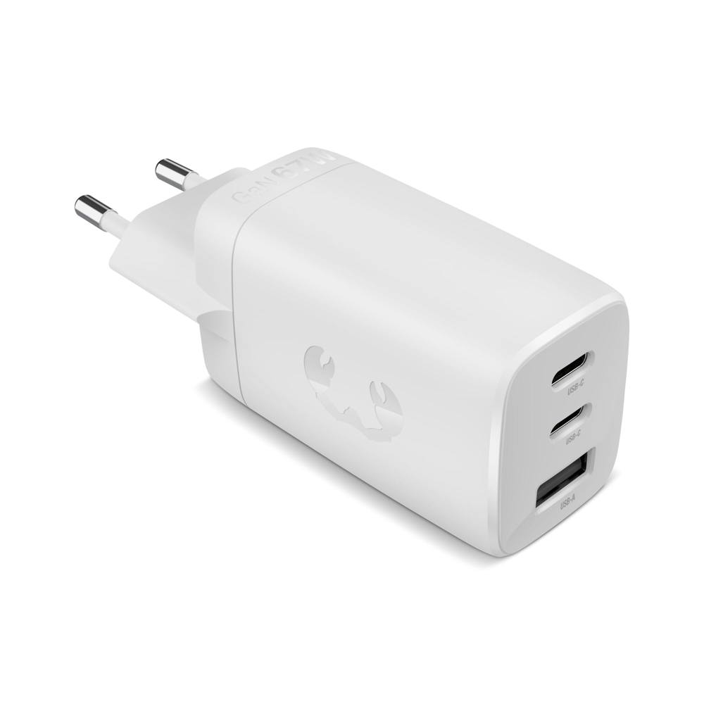 Fresh 'n Rebel 67W Laptop Snellader GaN USB-C &amp; USB-A