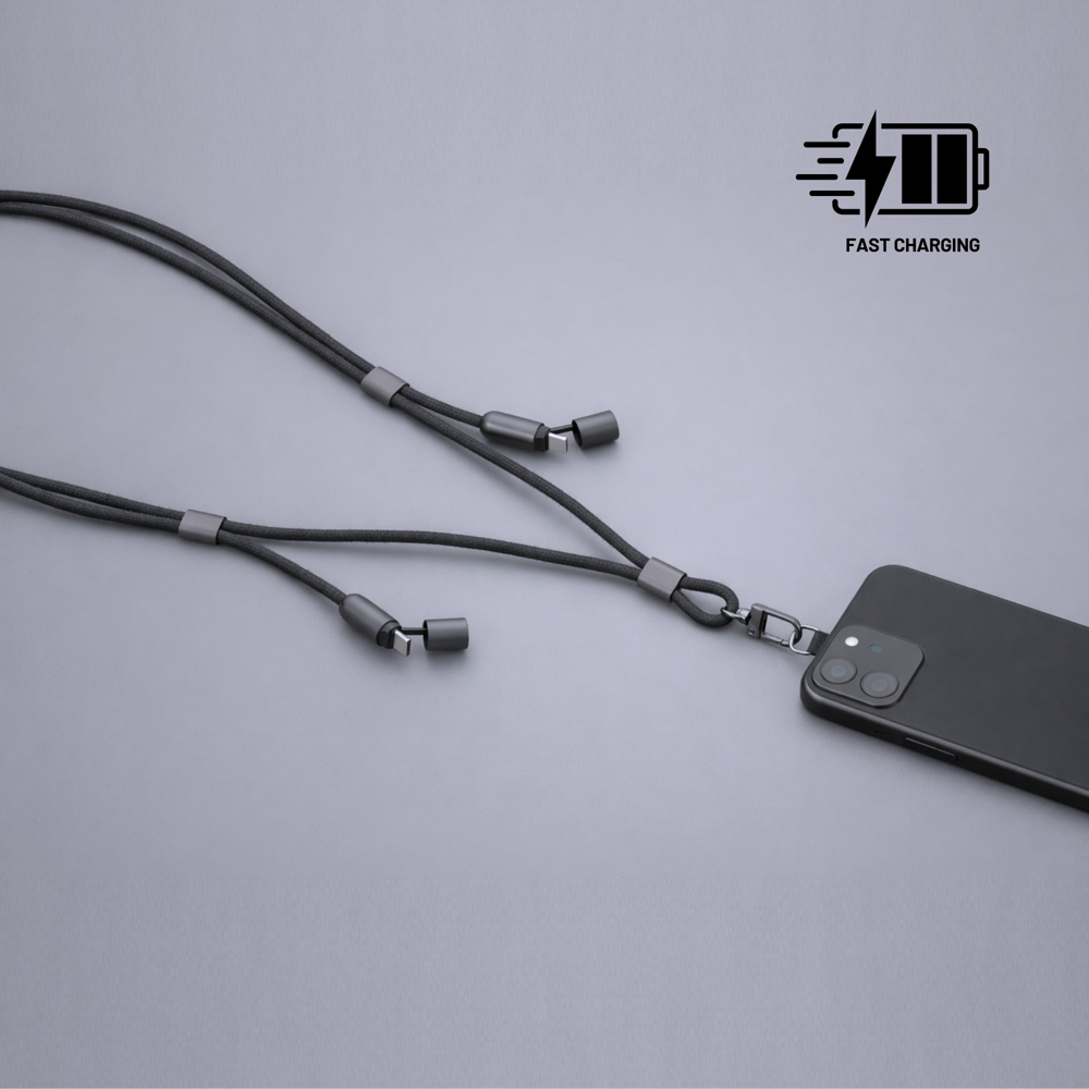 Opti Pro Series Magnetic – magnetische USB-C-naar-USB-C-lanyardkabel, 60W PD