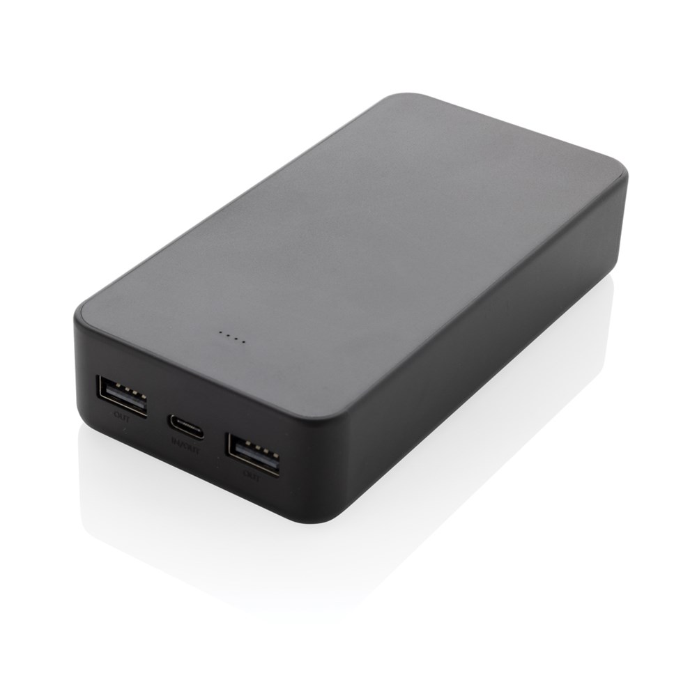 Boostcore RCS recycled plastic powerbank 20.000mAh met USB C