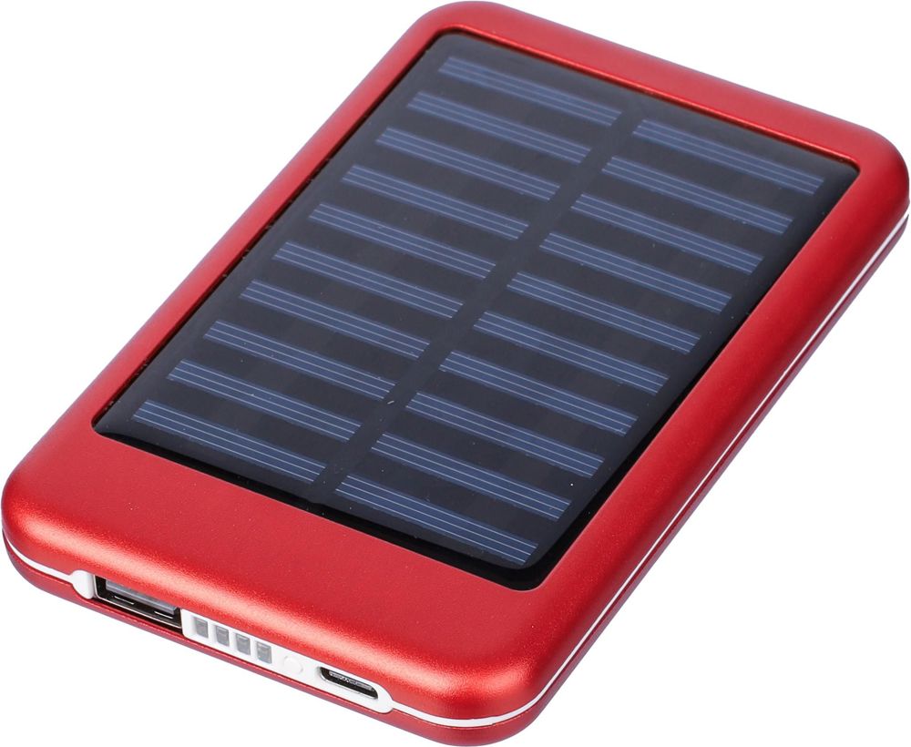 Aluminium zonne-energie powerbank Tycho