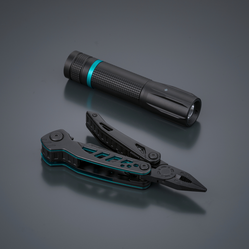 Optima Color set II: multitool en kleine zaklamp