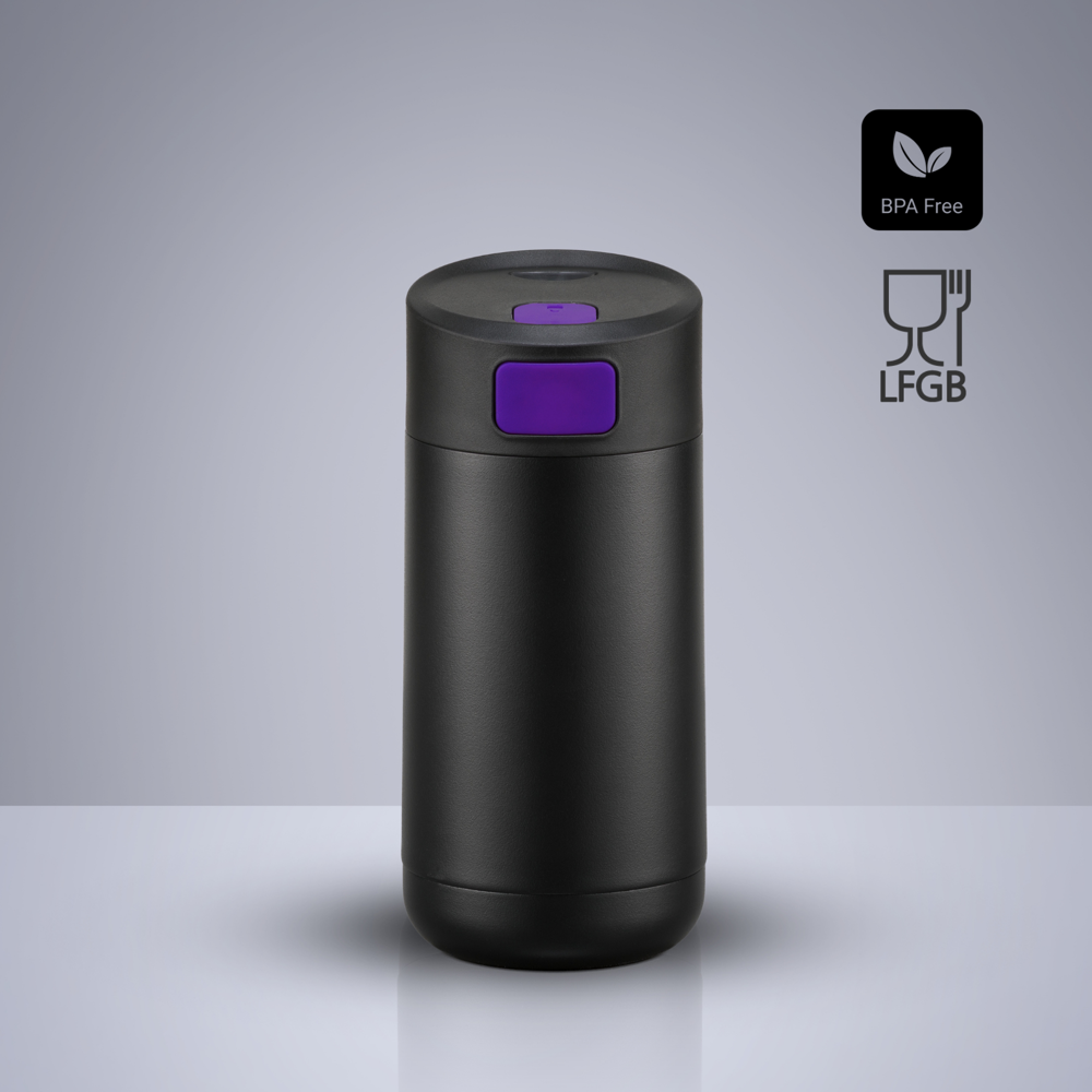 Expedition kleine thermomok met koperlaag, 330 ml - Paars