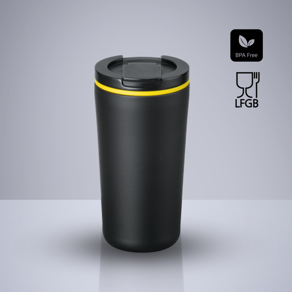 Dynamic thermomok met koperlaag, 370 ml - Geel