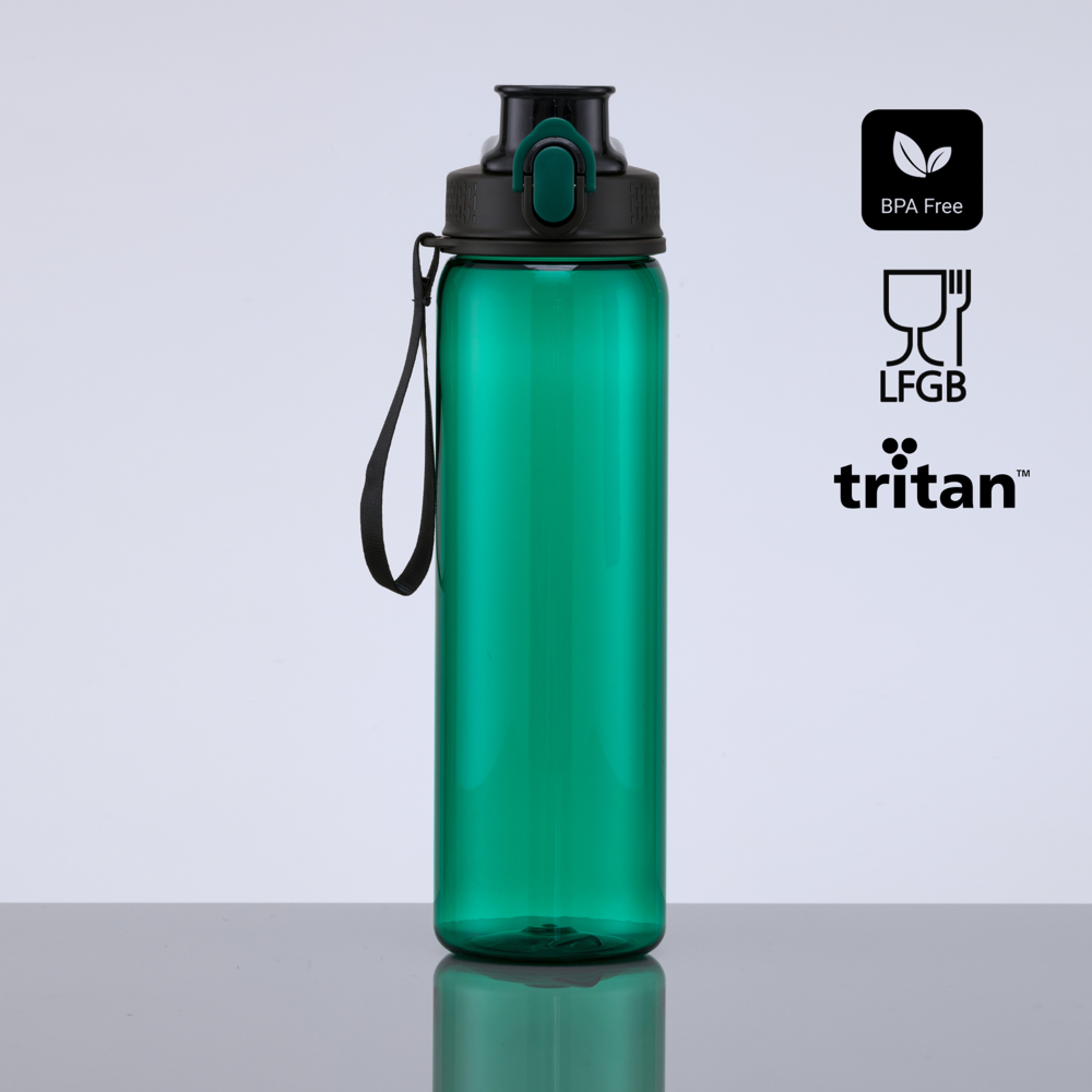Neon tritan™ waterfles, 750 ml - Groen