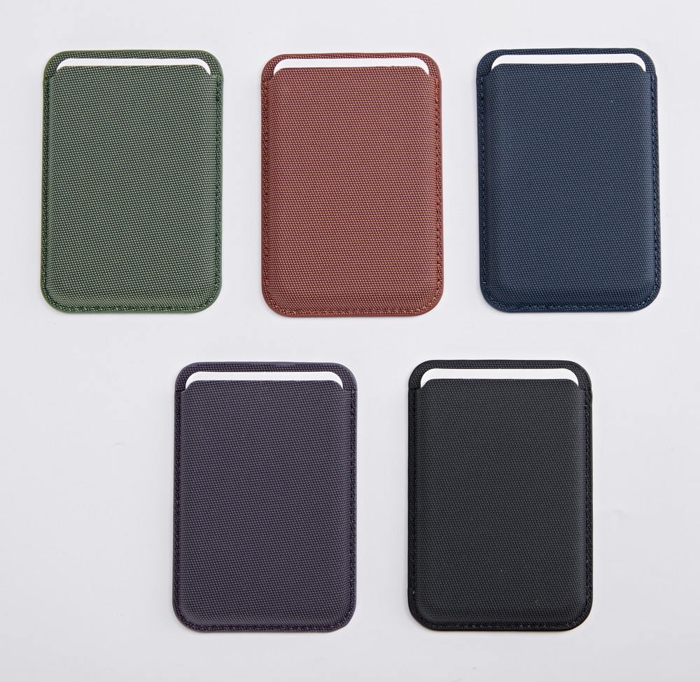 Magnetische kaarthouder Polyester CM-4816 Paars