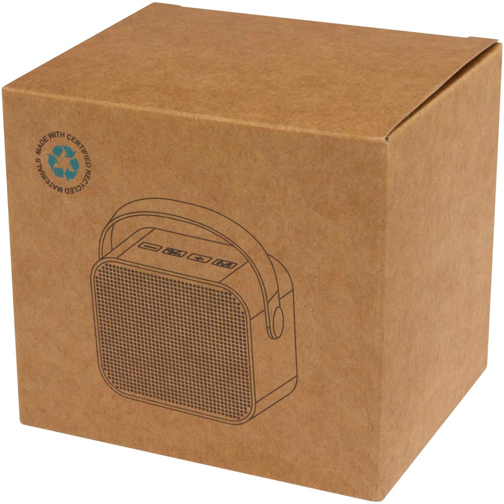 Diya 3W draadloze speaker van gerecycled plastic