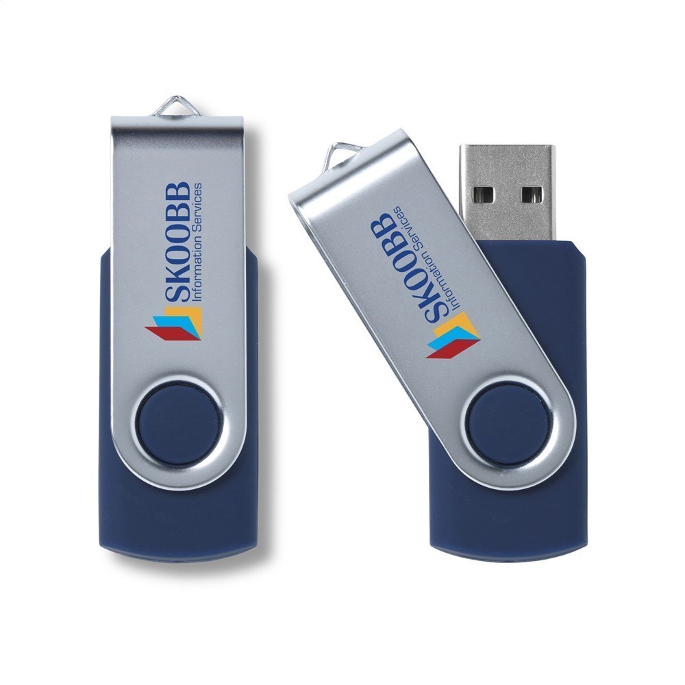 USB Twist 64 GB - blauw