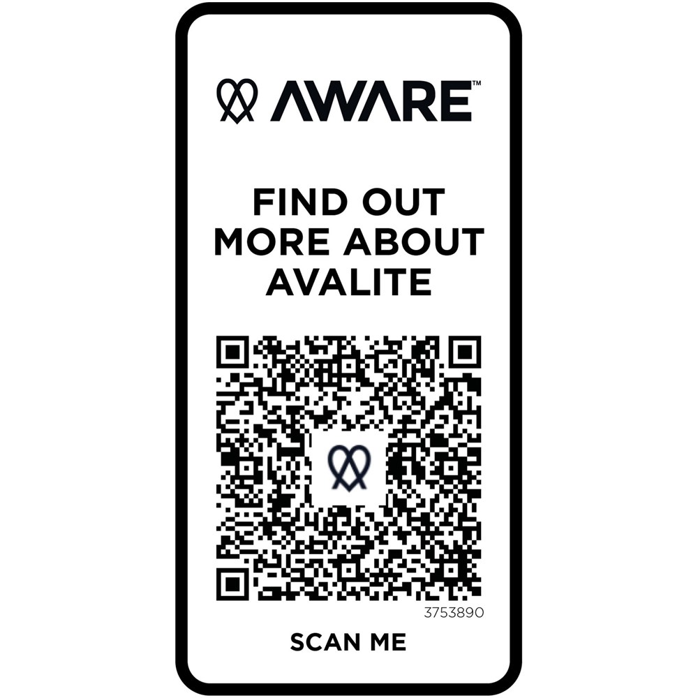 Avalite unisex Aware™ gerecycled T-shirt met korte mouwen