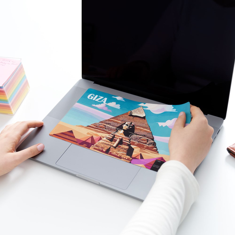 LapKoser® 3in1 notebookpad 28x16 cm met standaard inlegkaart, all-inclusive-pakket