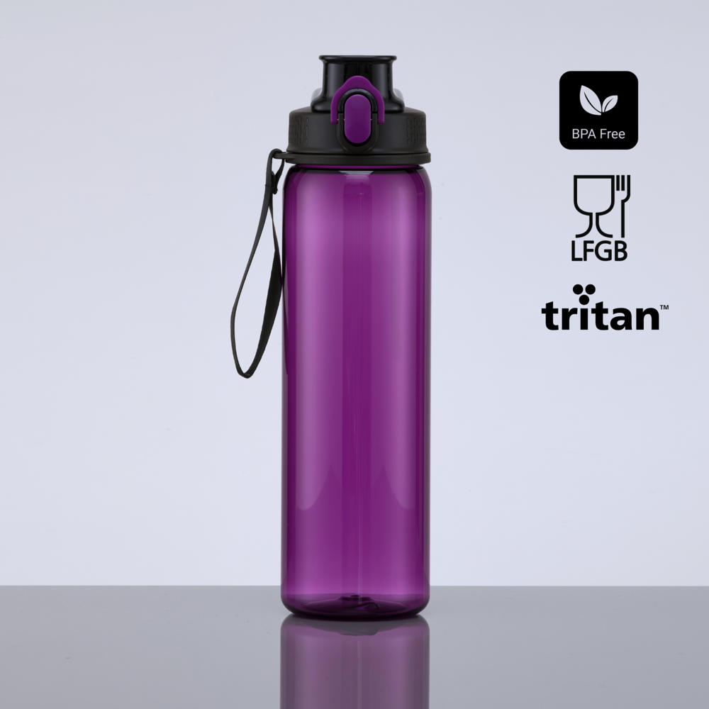 Neon tritan™ waterfles, 750 ml - Paars
