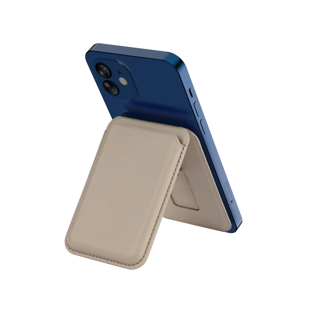 Magnetische kaarthouder + Kickstand Flex CM-4813 Wit