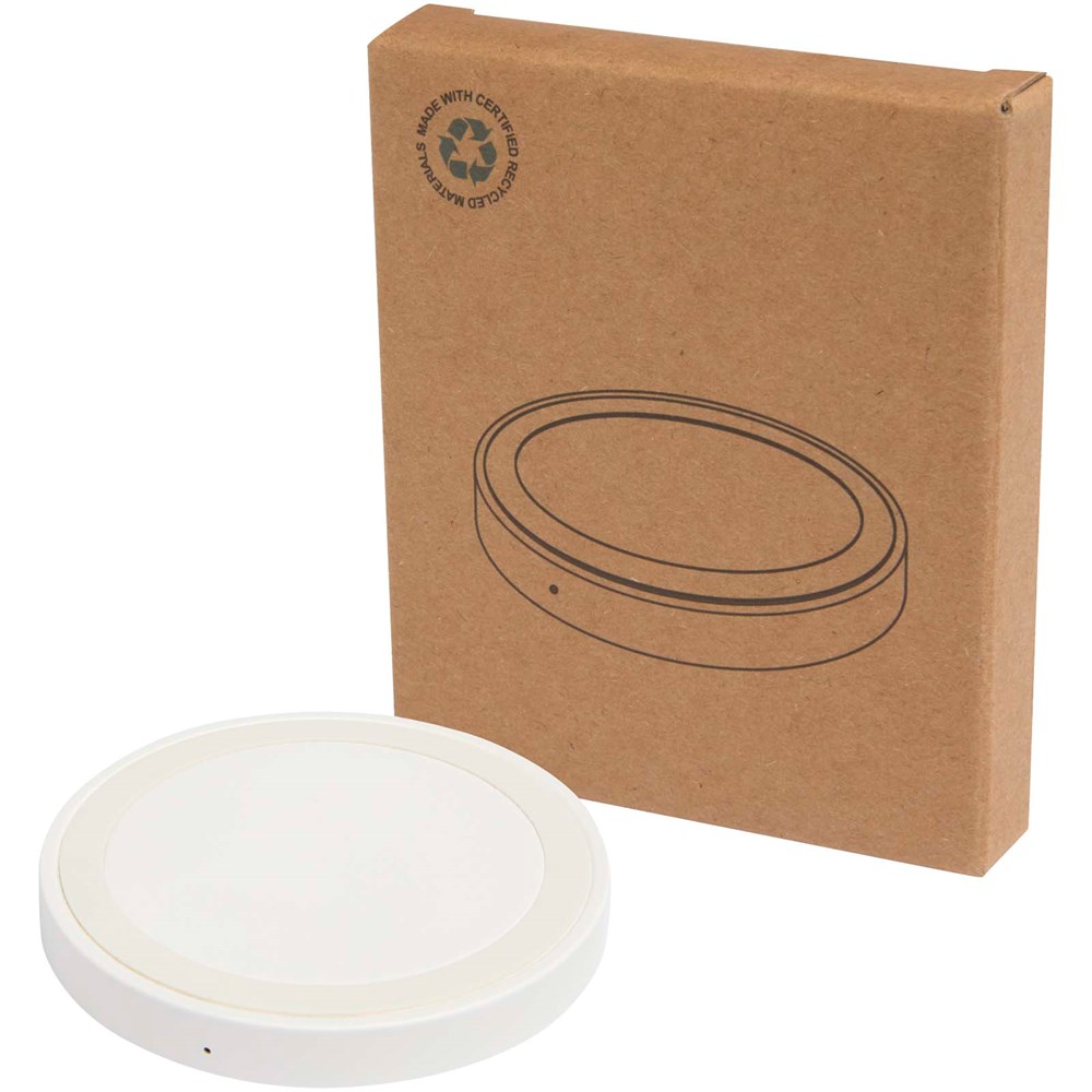 Freal 15 W draadloos oplaadstation van gerecycled plastic