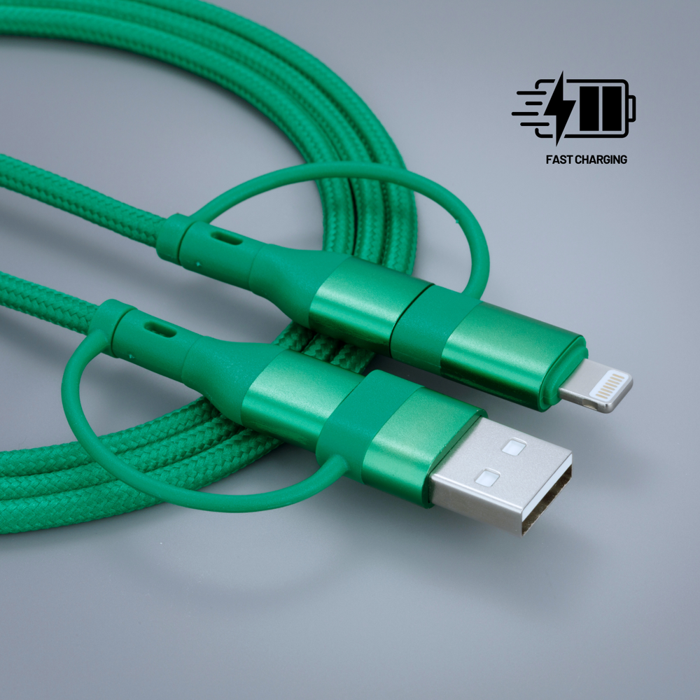 Opti Color oplaad- en datakabel - groen