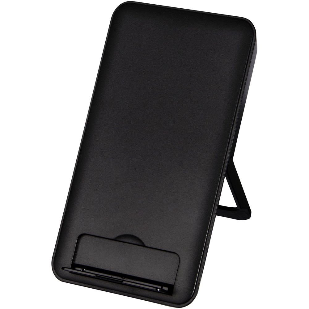 Loop 10 W draadloos oplaadstation met telefoonstandaard van gerecycled plastic