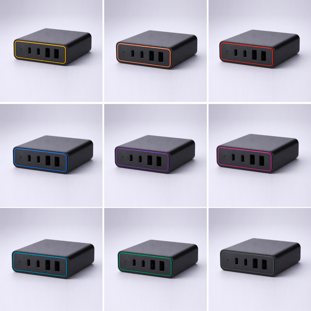 Opti Power GaN 65W bureaulader (4-poorts laadtoren)