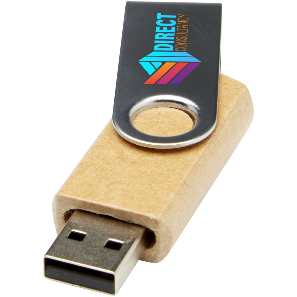 Rotate USB 2.0 van gerecycled papier