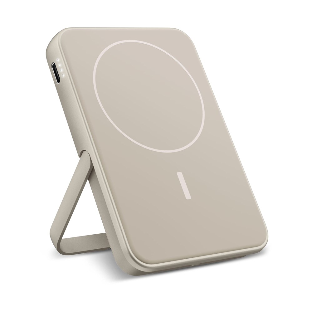 2PBM5000| Fresh 'n Rebel Geschikt voor MagSafe Draadloze Powerbank 5000mAh - Beige