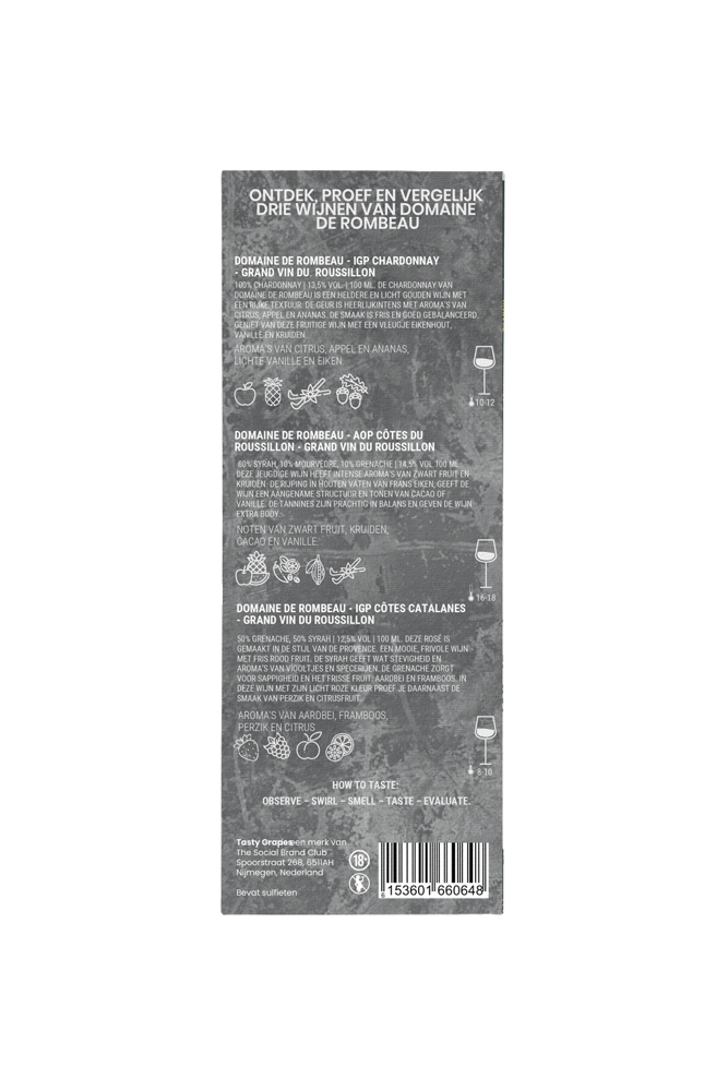 Tasty Grapes Moments proeverij " Voor mannen met smaak!"