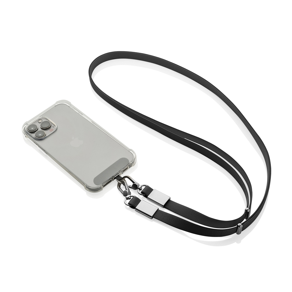 Nivo RCS recycled PET Crossbody lanyard
