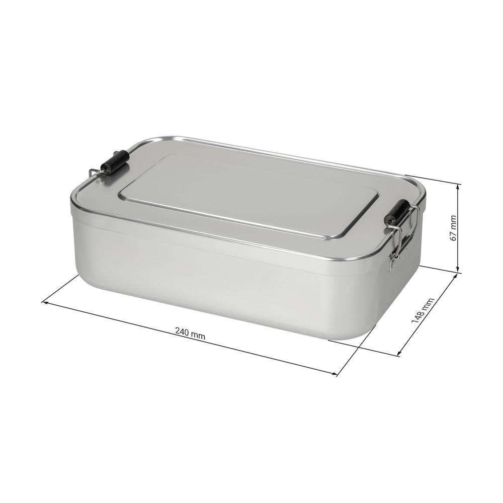 Broodoos "Aluminium", groot