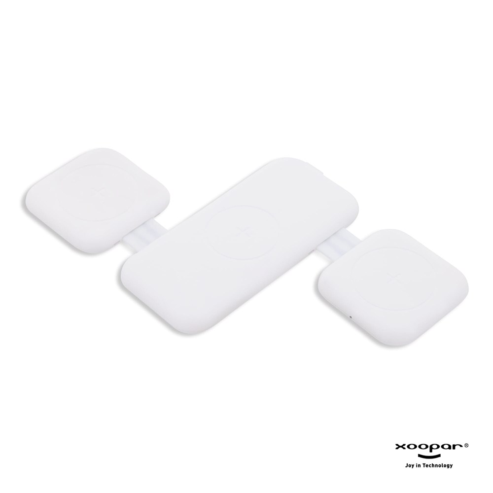 3188 | Xoopar Trafold 3 Wireless charger 15W - wit