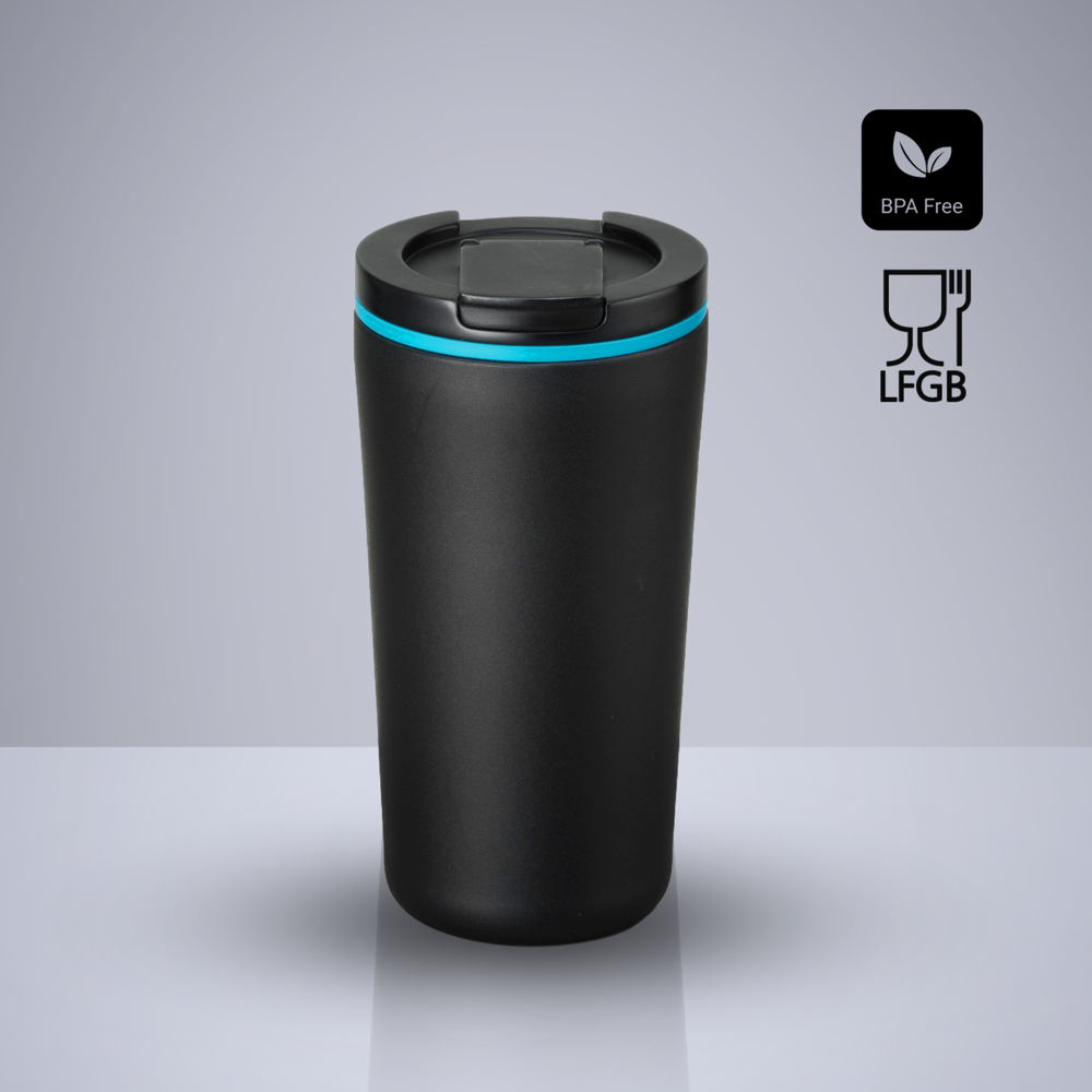 Dynamic thermomok met koperlaag, 370 ml - turquoise