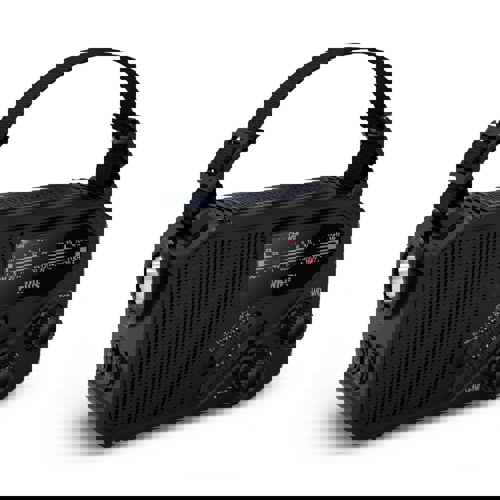 Philips TAR1609 Noodradio met Analoge FM/AM-tuner en Zaklamp