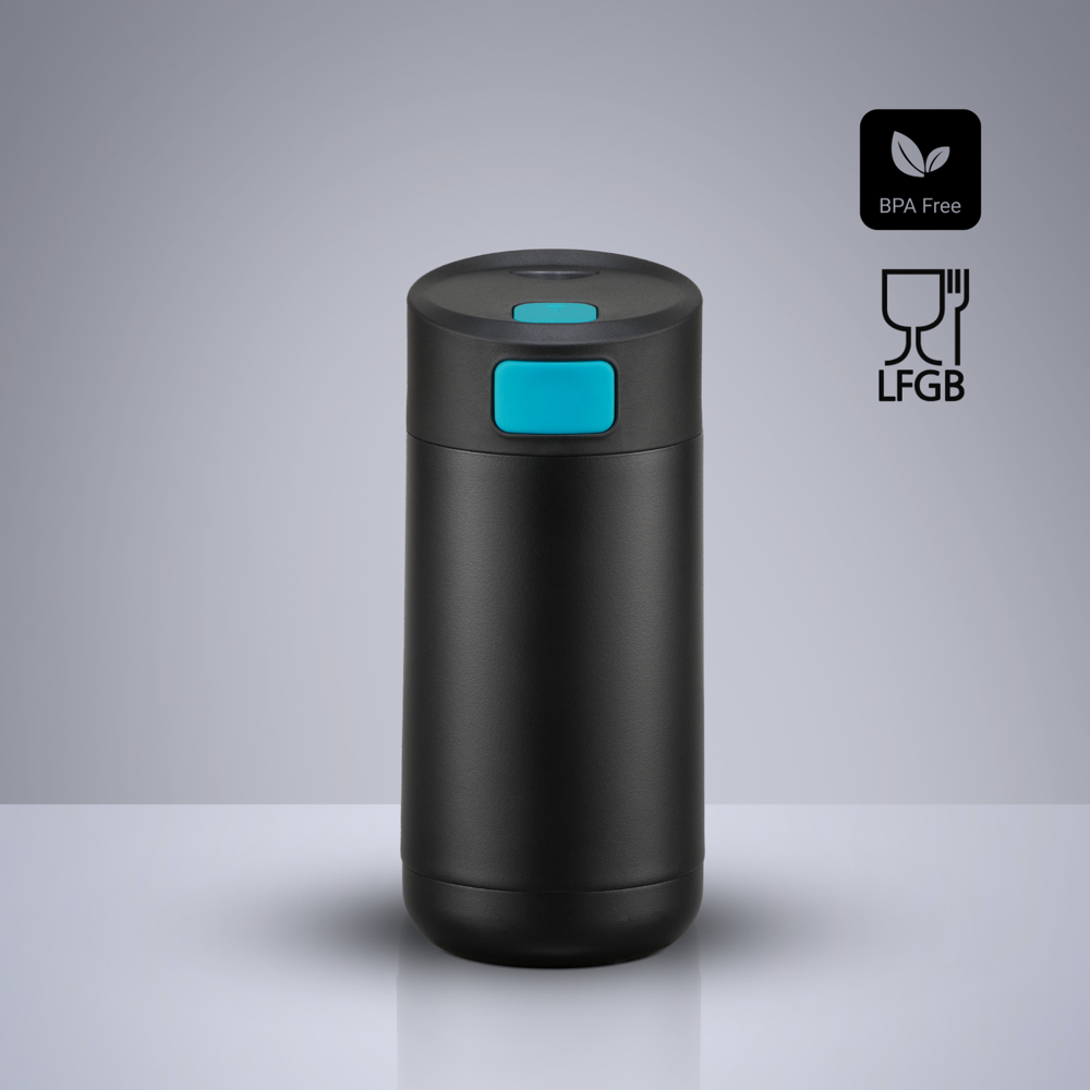 Expedition kleine thermomok met koperlaag, 330 ml - turquoise