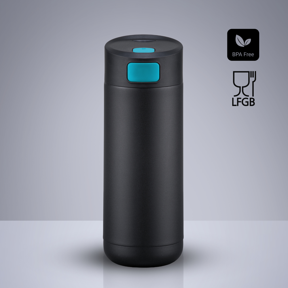 Expedition thermomok met koperlaag, 450 ml - turquoise