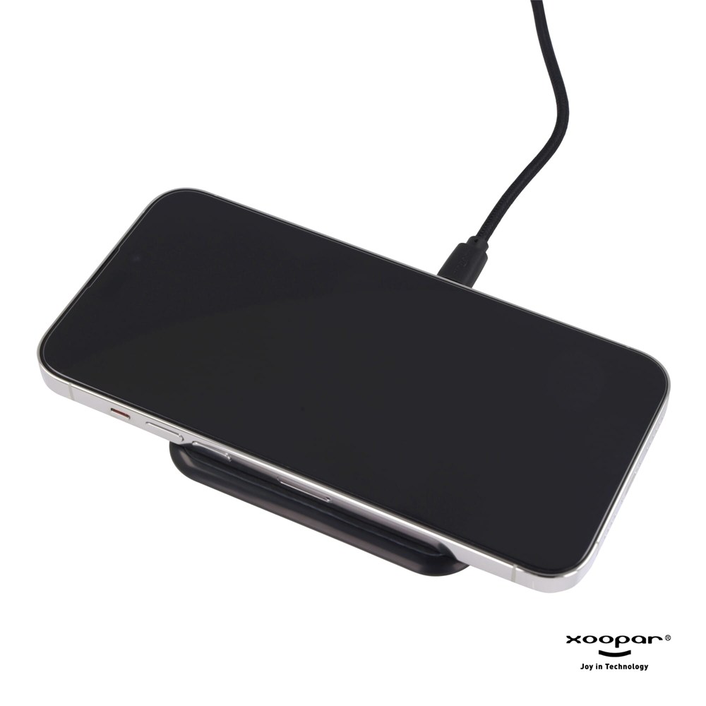2259 | Xoopar Iné Wireless Fast Charger - Recycled Leather 15W