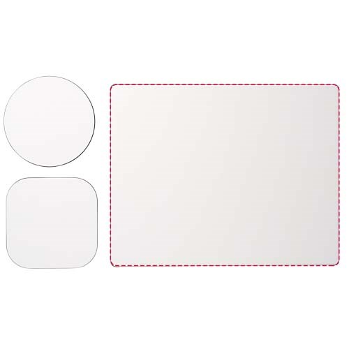 Brite-Mat® combiset 1 van muismat en onderzetter