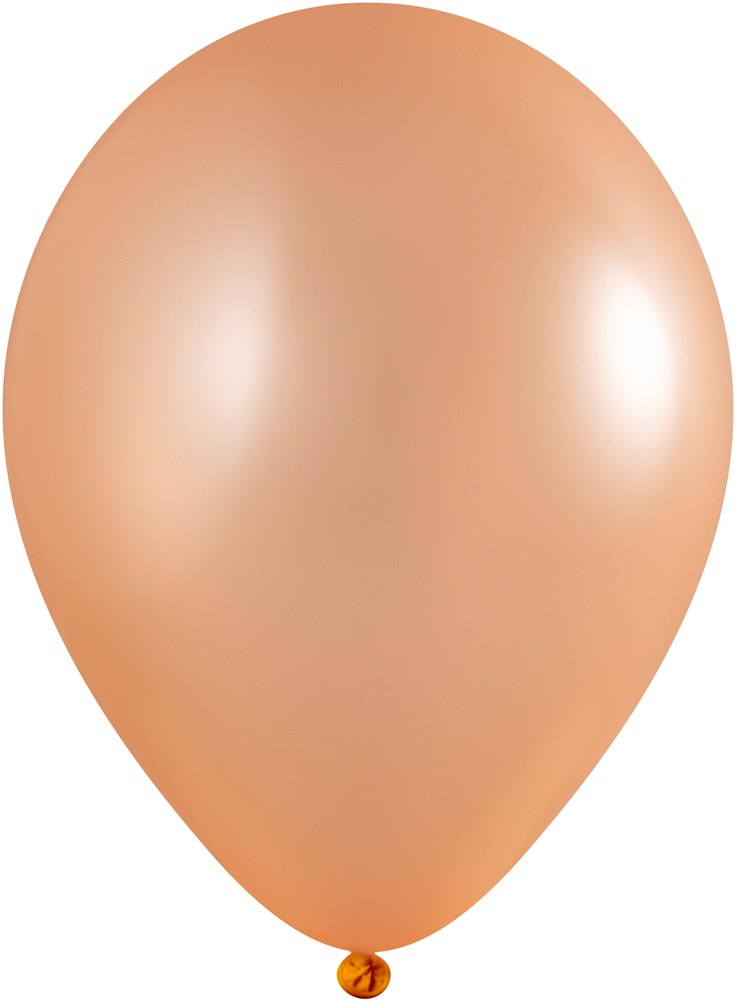 Ballonnen bedrukt 85/95 cm - Ø 33 cm - 11 inch - Licht oranje Metallic (2620) (± PMS 2022)