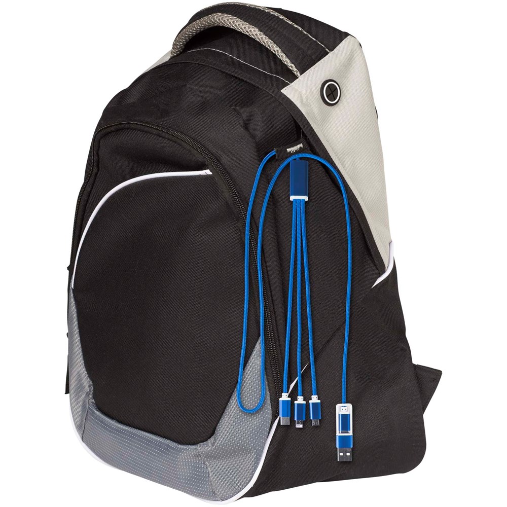 Versatile 5-1 oplaadkabel van gerecycled aluminium