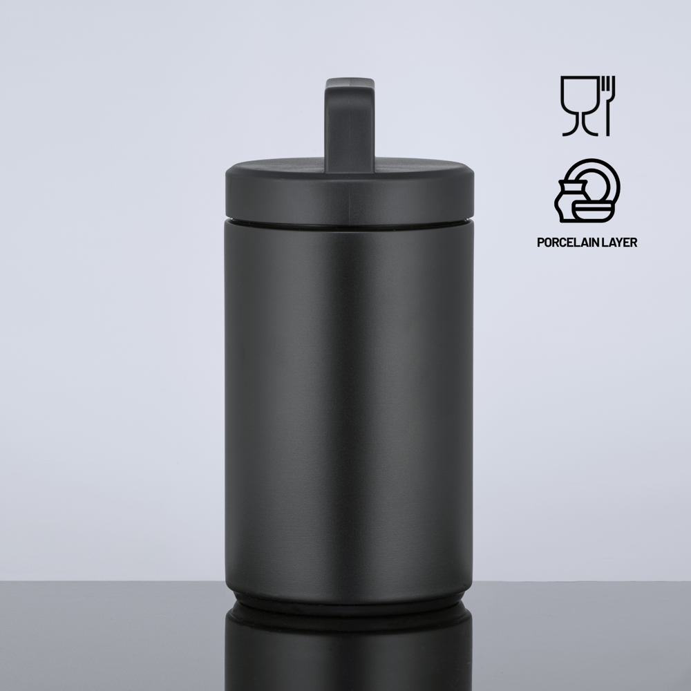 Nordic voedselcontainer met koperlaag en porseleinen coating, 800 ml