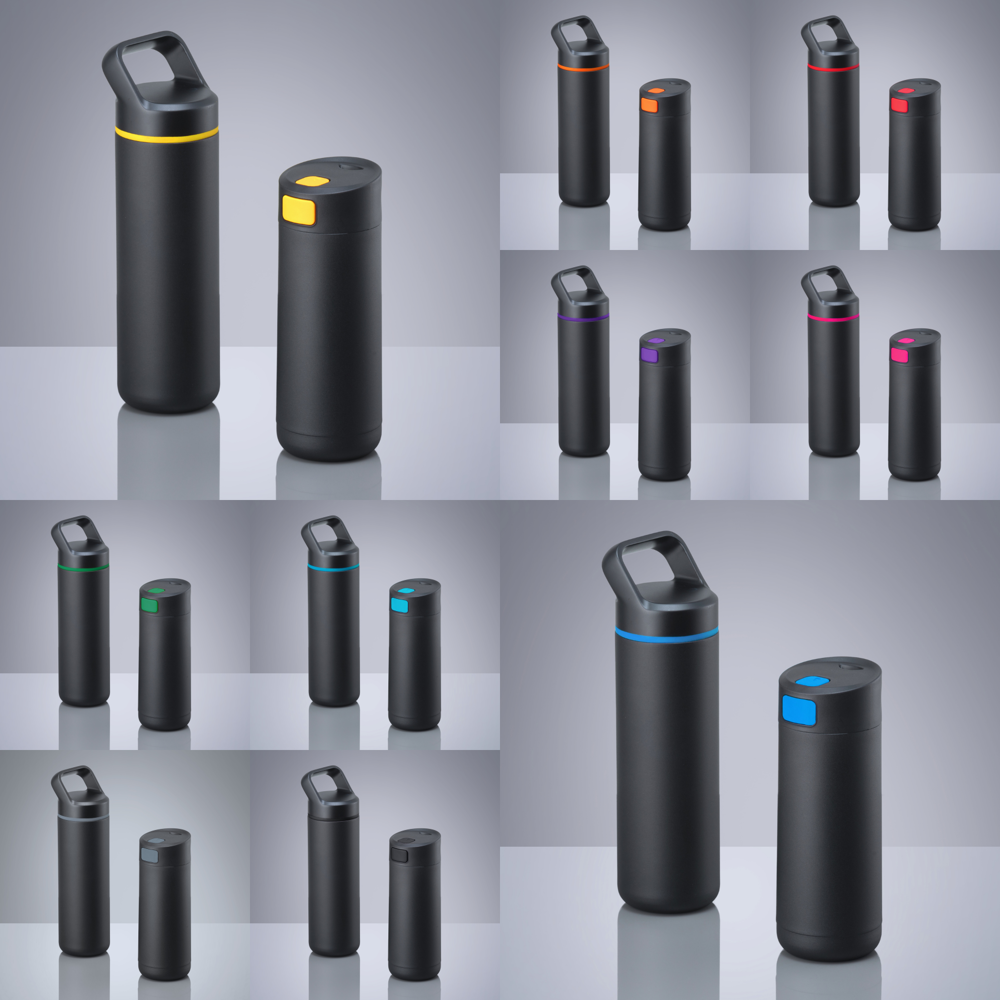 Expedition Set: koffiemok 450 ml & stalen waterfles 650 ml