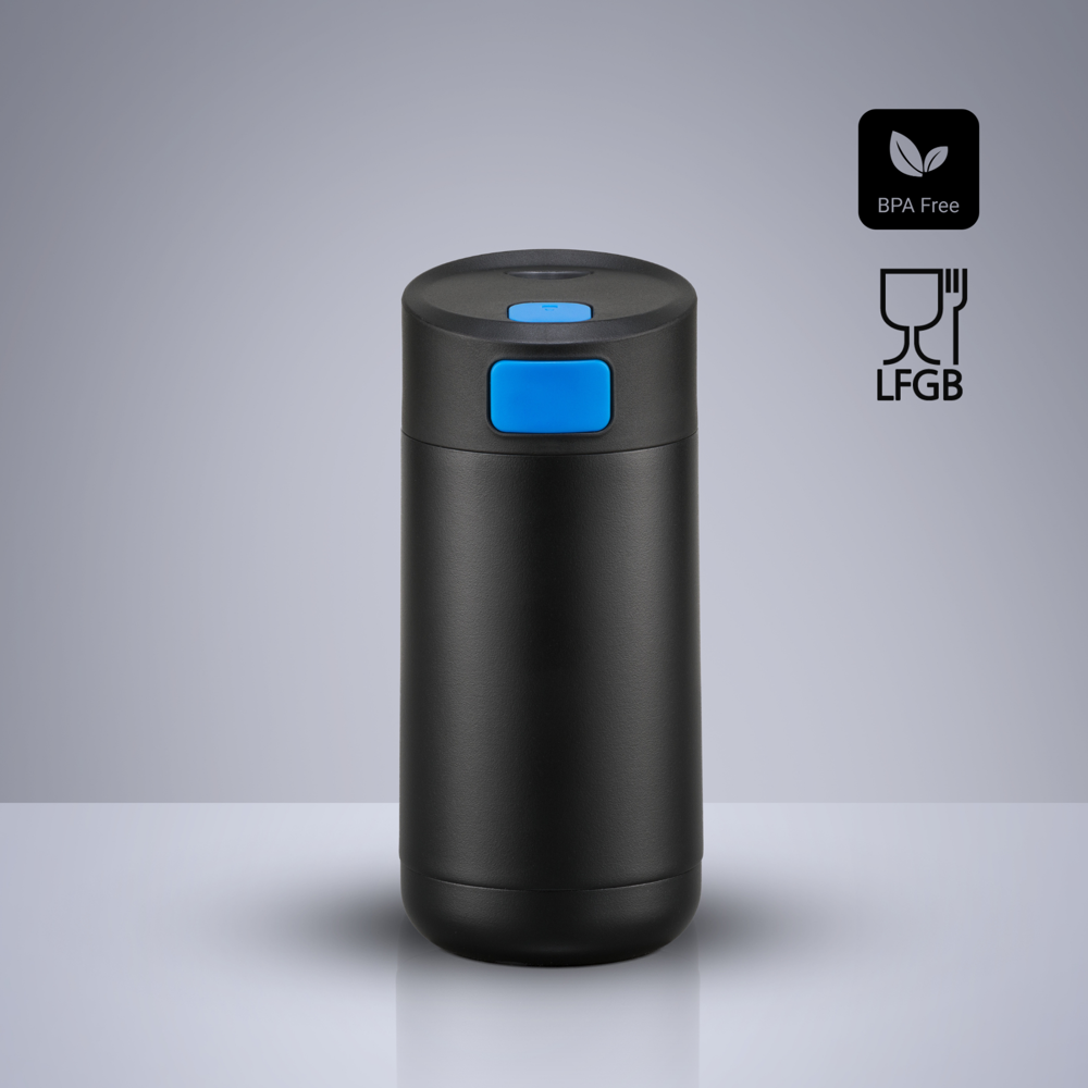 Expedition kleine thermomok met koperlaag, 330 ml - Blauw