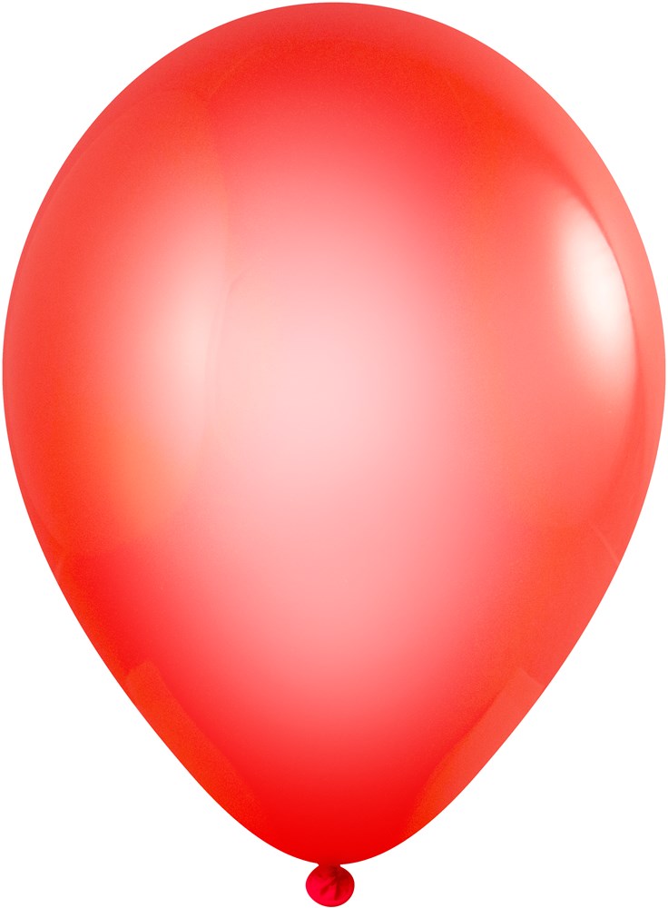 Ballonnen bedrukt 85/95 cm - Ø 33 cm - 11 inch - Rood Kristal (3330) (± PMS 185)