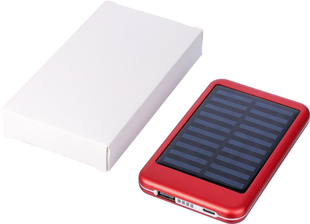Aluminium zonne-energie powerbank Tycho