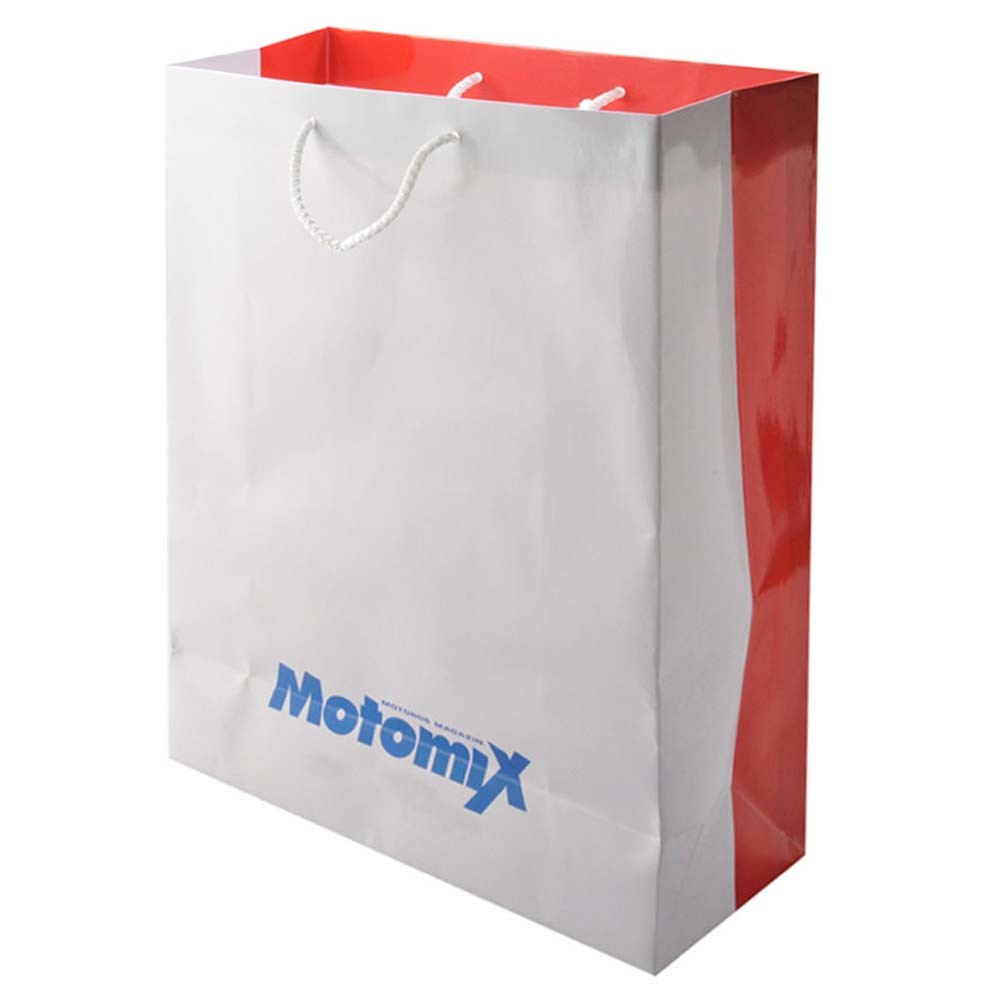 Draagtas papier, 37 x 10 x 43 cm, 170 grams papier, koorden handgreep Per 100 stuks